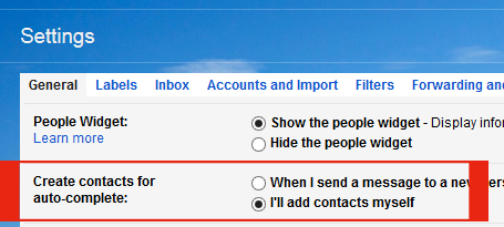 turn off auto-complete