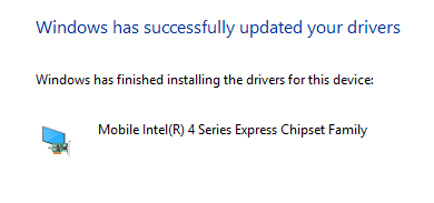 Windows Successfully Updated